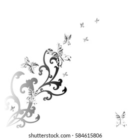 butterflies design vector, popular, la notebooks, banners, wallpapers