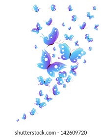 butterflies design,blue butterflies