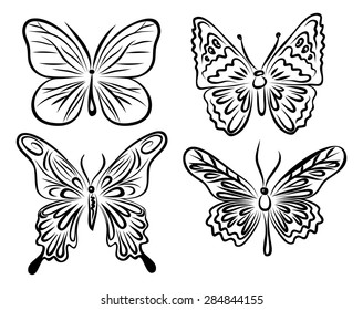 Butterflies - drawings