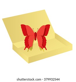 butterflies flying out of a box