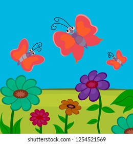 Butterflies in the Garden