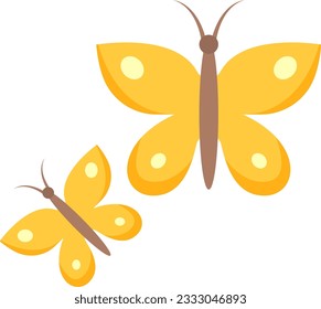 Butterflies Icon image. Suitable for mobile application.