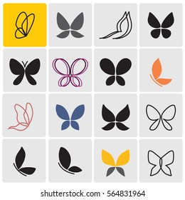Butterflies icons