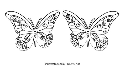 Butterflies, illustration