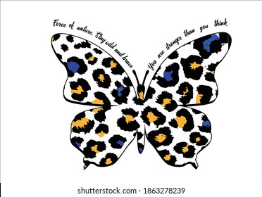 butterflies and leopard positive quote flower design margarita 
mariposa
stationery,mug,t shirt,phone case fashion slogan  style spring summer sticker and etc fashion Tawny Orange Monarch Butterfly