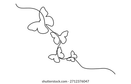 Butterflies in Line One