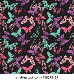 butterflies pattern in vector