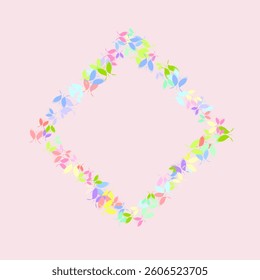 Butterflies: pink red blue purple orange yellow violet watercolor style   Delicate wings moths patten. 