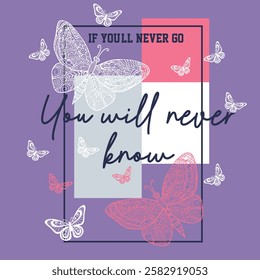 butterflies positive quote flower design margarita mariposa stationery,mug,t shirt,phone case fashion slogan style spring summer sticker and etc fashion