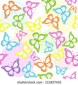 butterflies seamless