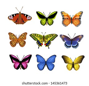 butterflies set