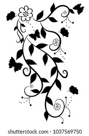 butterflies spiral  pattern flowers spring