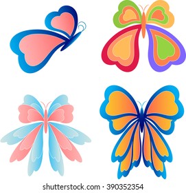 Butterflies Vectors, Insects