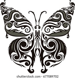 butterflu on pettern