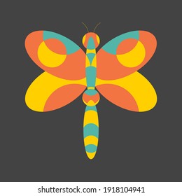 Butterfly 3 color (yellow, red, blue)