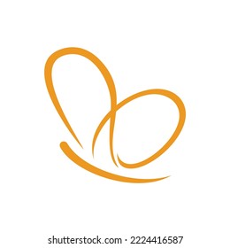 plantilla de icono del logotipo de mariposa 3