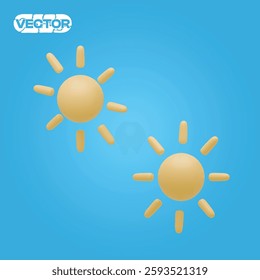 butterfly 3D vector icon set, on light blue background. realistic illustration