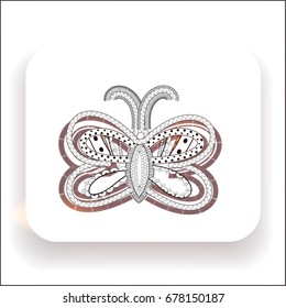  butterfly  abstrackt cartoon drawing