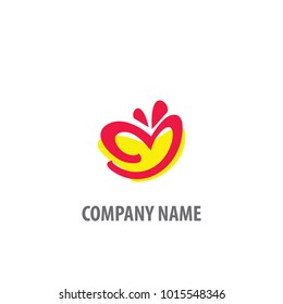 Butterfly Abstract Design Logo