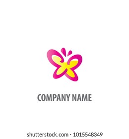 Butterfly Abstract Design Logo