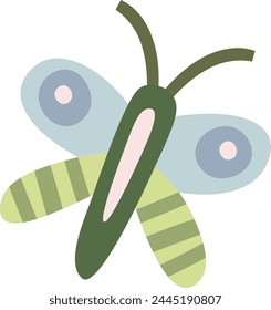 Butterfly Abstract Insect Vector Illustration