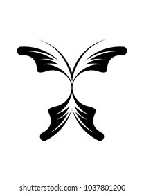 butterfly abstract logo