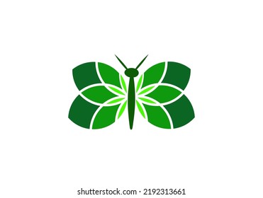 Butterfly Abstract Logo unique design