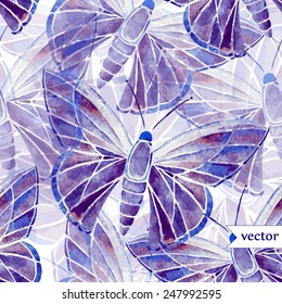 butterfly, abstract, pattern, watercolor
