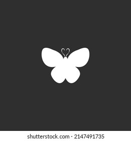 butterfly abstract vector icon illustration template design