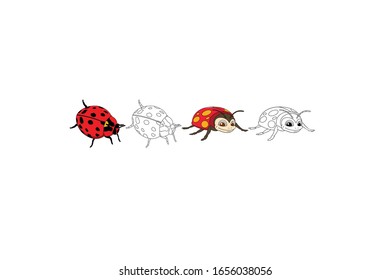 Butterfly Animal Cartoon Vector Illustration Bundle