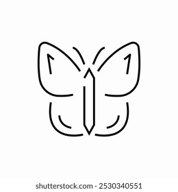 butterfly animals icon sign vector