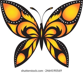 Butterfly artwork icon logo design