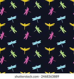 Butterfly Assembly Seamless Vector Pattern Design