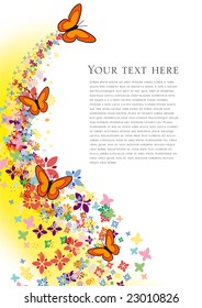 Butterfly background