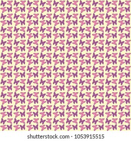 Butterfly background seamless vector illustration