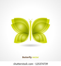 Butterfly Background. Vector Design Wildlife.
