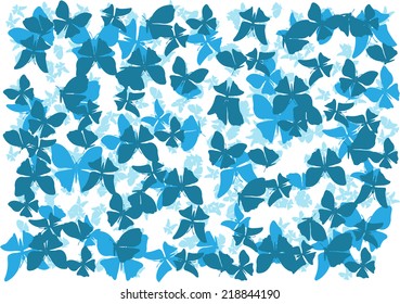 Butterfly background,Vector butterflies background design. Colorfull EPS 10 concept.Abstract Butterfly Background 