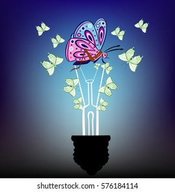 Butterfly ,Butterfly Is A Beautiful Insect,   