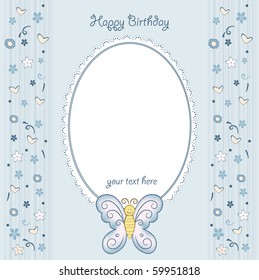 butterfly birthday card