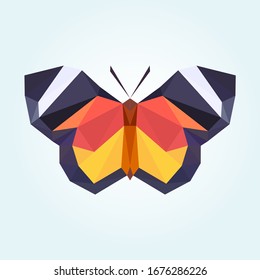 Butterfly Black Flat Vector Design