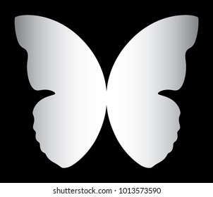 Butterfly Black and White
