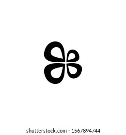 butterfly black white logo vector