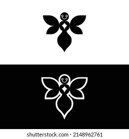 Butterfly, Black and white butterfly vector