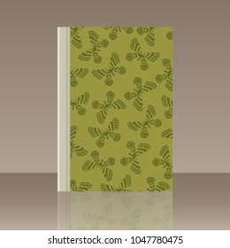 Butterfly and Book. Realistic image of the object with reflection