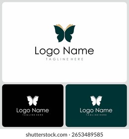 butterfly book vector logo. logo vector 