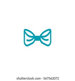 butterfly, bow, icon