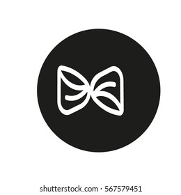butterfly, bow, icon