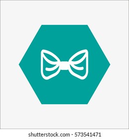 butterfly, bow, icon