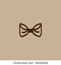 butterfly, bow, icon