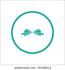 butterfly bow, icon